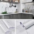 Self Adhesive Marble Vinyl Wallpaper (10x2 feet) Furniture Decorative Film Waterproof Wall Stickers. 