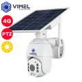 4G Flood Light 24/7 Security Solar Powered PTZ Camera. 