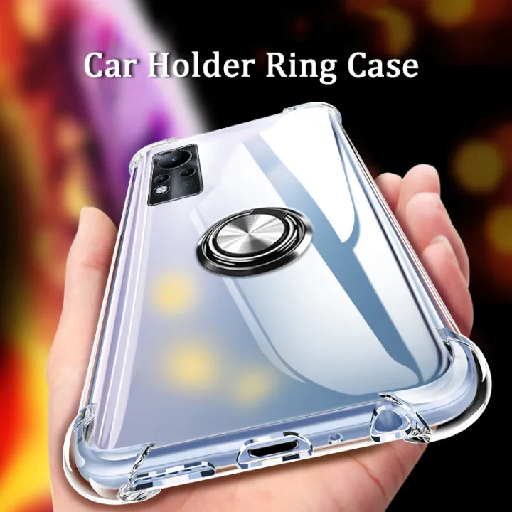 Phone%20Case%20Infinix%20Note11%20NFC%20Back%20Cover%20Full%20Cover%20Shockproof%20Magnetic%20Car%20Ring%20Stand%20Cover%20Infinix%20Note%2011%20NFC%20Transparent%20Casing%20360%20%C2%B0%20Holder%20Ring%20-%20Image%203