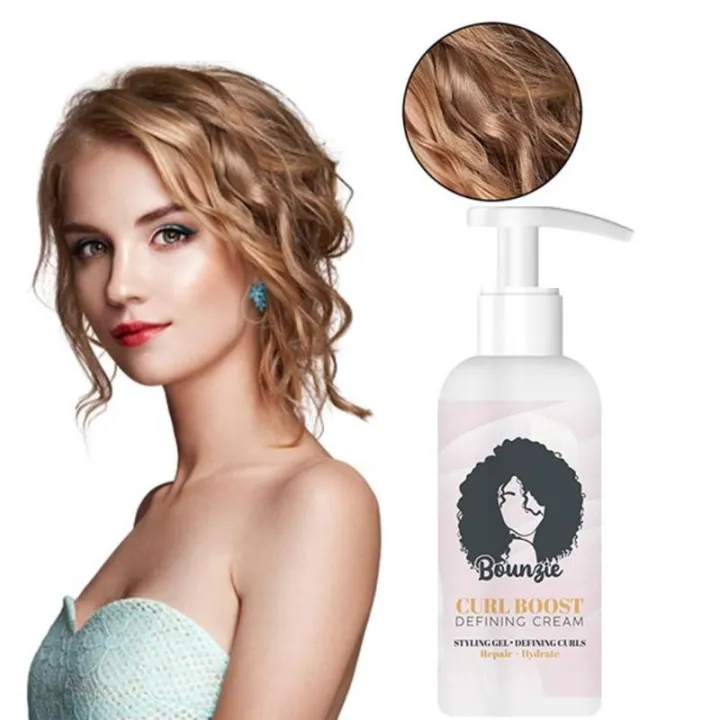【Hengli jewelry story】（NEW）Cream Elastin Curly Hair Moisturizing ...