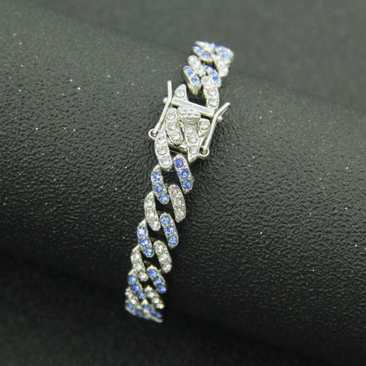 European%20and%20American%20hip-hop%20men's%20and%20women's%20Cuban%20chain%20necklace%20full%20of%20diamonds,%20colored%20diamonds,%20cool%20Miami%20accessories,%20CubanChain%20is%209mm%20wide%20-%20Image%207