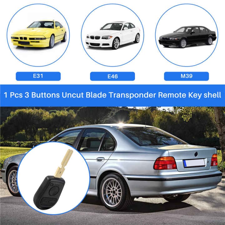 Uncut%20Replacement%203%20Button%20Car%20Remote%20Key%20Keyless%20Shell%20Case%20for%20E31%20E32%20E34%20E36%20E38%20E39%20E46%20Z3%20-%20Image%207