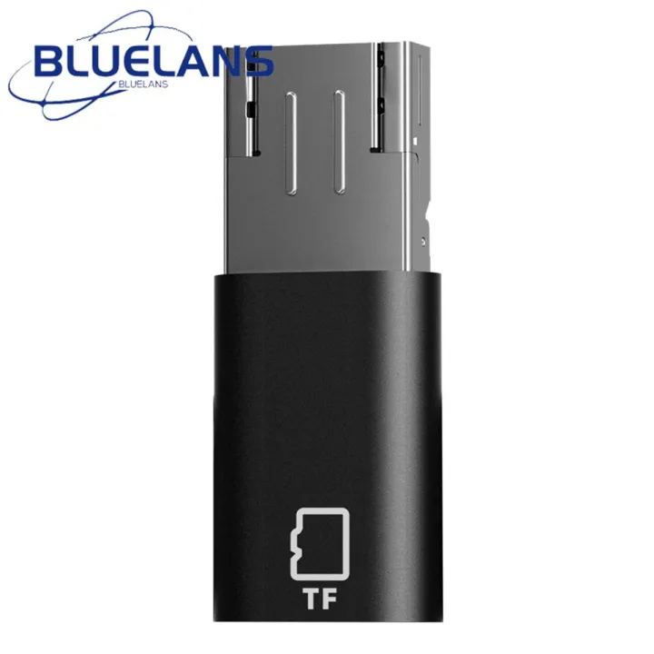 Otg Card Reader Universal 2-in-1 Memory Card Reader High Speed Compact Size Plug-and-play No Driver Required for Sd Tf Cards Usb-c Card Reader