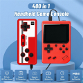 400-In-1 Video Game Console Retro Mini Game Plyer 3.0 Inch Color Pocket TV Game Console Dual Handheld Gamer Player Blue. 