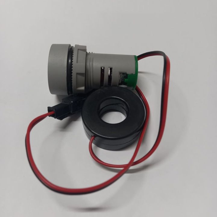 AMP%20Meter%2022mm%20100A%20Digital%20Ampere%20Meter%20Panel%20Mount%2022mm%20Round%20Panel%20Ampere%20Meter%20AC%2001-100A%20LED%20Digital%20Amp%20Meter%20Indicator%20Light%20With%20Current%20Transformer%20CT%20Cables%20-%20Image%205