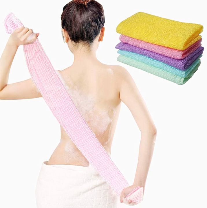 Beauty%20Skin%20Bath%20Wash%20Towel%20Long%20Exfoliating%20Nylon%20Bath%20Cloth%20Towel%20-%20Image%203