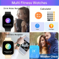 Timack® New Women Bluetooth Call Smart Watch HeartRate Blood Pressure Monitoring Smartwatches Waterproof Men Smartwatch For Samsung IOS.