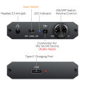 Neoteck Portable HiFi Headphone Amplifier 3.5mm AUX Input Output 16-300 Ohm Rechargeable Mini Earphone Amp For Phones. 