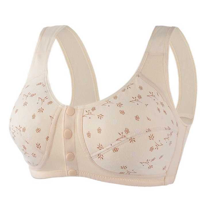 Pregnant%20Women%20Breastfeeding%20Bra%20Without%20Steel%20Ring%20Flower%20Print%20Maternity%20Underwear%20Front%20Button%20Bra%20Postpartum%20Underwear%20mummy%20Bra%20-%20Image%203