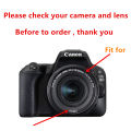 Silicone Case Camera Bag Filter Kit Lens Hood For Canon EOS 2000D 4000D 1300D 850D 800D 250D 200D 77D T100 T7 T6 SL2 SL3 18-55mm.