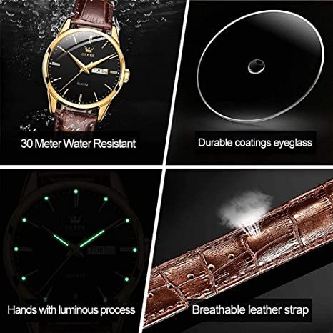 Olevs%206898%20Brown%20PU%20Leather%20Analoge%20Fashion%20Wrist%20Watch%20For%20Men%20-%20Image%206