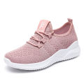 Shoes women's 2024 spring new foreign trade women's shoes flying woven mesh running shoes shoes soft soles casual sneakers women. 