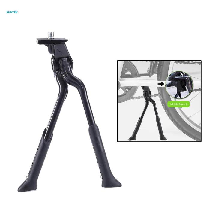 Double Leg Bike Kickstand Dual Leg Stand Foot Brace Non Slip Cycling ...