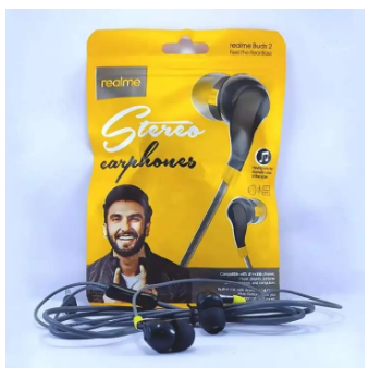 Realme Stereo Earphone High Definition Sound Quality - Headphone