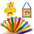 Crafts Coloured Wooden Ice Cream Sticks (50 Pieces Big Size ).