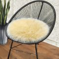 Soft Fur Carpet Circle shape Fluffy Rugs, Hairy Fur Rugs Washable Faux Fur Rug For Kids Bedroom Home Decoration Sofa Cushions Mat Soft Carpet Sheepskin Rug (1pc, 40cm Circle). 