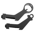 45 Degree Iron Sights Rear Front Sight Mount Set for Weaver Picatinny Rails(null).