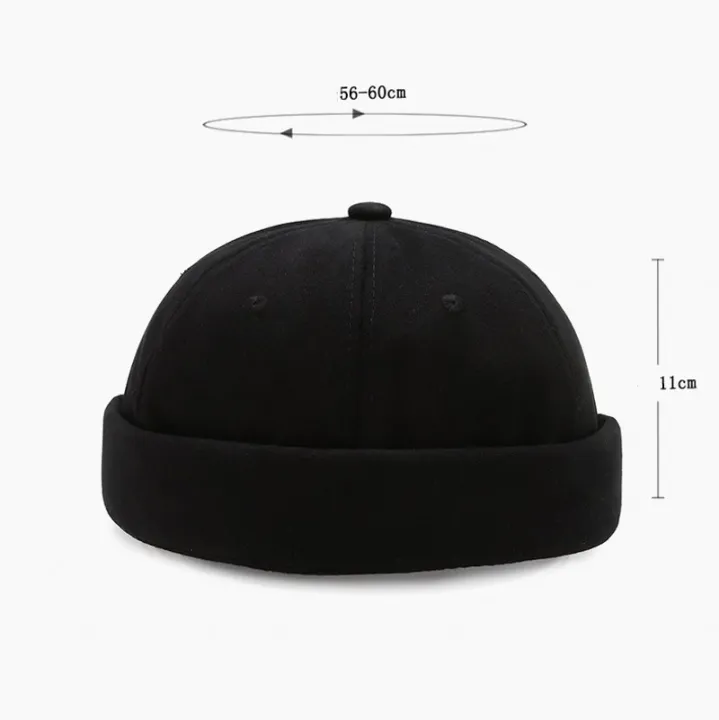 Vintage%20Dome%20Hat%20Mens%20Cotton%20Beanies%20for%20Men%20Docker%20Sailor%20Crimping%20Brimless%20Skull%20Caps%20Casual%20Elastic%20Cap%20-%20Image%202