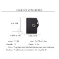 Fashion Trend Clutch Female Purse Money Clip Wallet Small Zipper Brand Leather Luxury Purse Women Ladies Card Bag for Women. 
