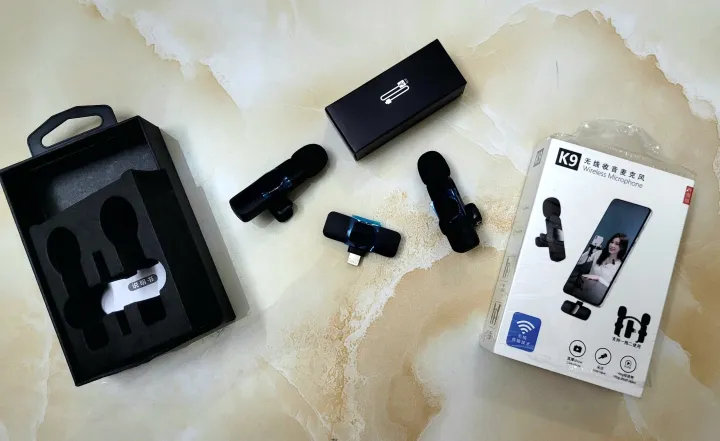 USB%20Type%20C%20to%20lightning%20port%20Dual%20Bluetooth%20Microphone%20K9%20Wireless%20Lavalier%20Microphone%20Noise%20Reduction%20Outdoor%20Live%20Broadcast%20-%20Image%207