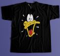 Looney Tunes Daffy Duck Surprised Big Face T-Shirt. 