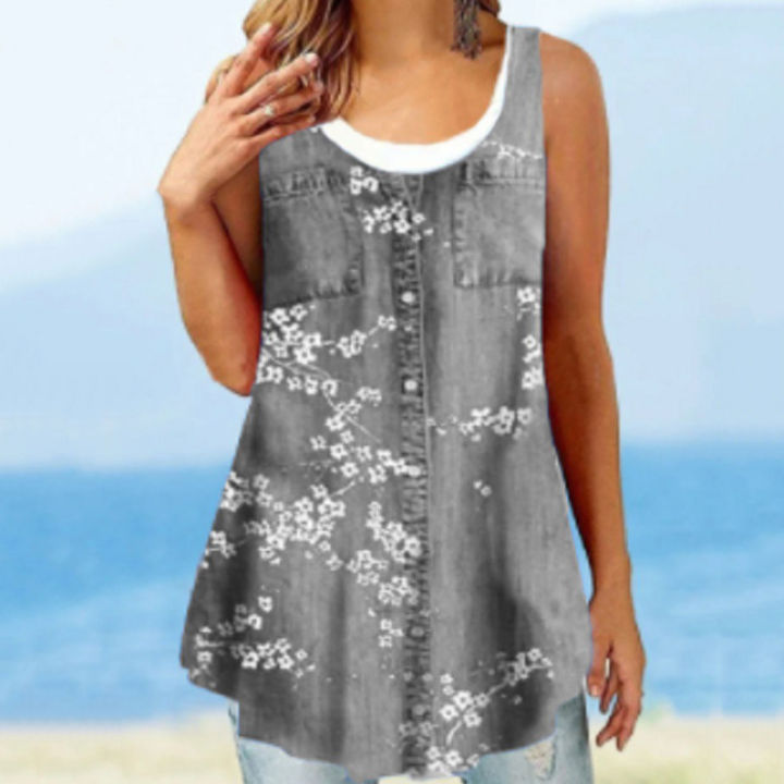 Summer%20Top%20O-neck%20Female%20Summer%20Heart%20to%20Heart%20Print%20Vest%20-%20Image%205