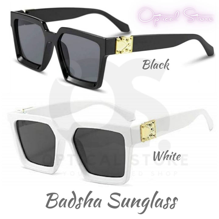 New BADSHAH Square Black & White Color Sunglasses Trendy Look Very Stylish Sunglasses for men & women. 1pcs new trendy look very stylish Badsha square sunglass. Badsha Stylish Sunglass. #badsha.bw