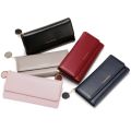 New Women Wallets Letter Long Tri-fold Wallet Purse Fresh Leather Female Clutch Card Holder Cartera Mujer. 