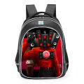 Toilet Man Backpack Titan Monitor Man Backpack Children Primary and Secondary School Students Game TV Man Audio Man Schoolbag. 