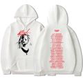 Playboi Carti Hoodie Whole Lotta Red Graphic Hooded Sweatshirt Vintage Hip Hop Long Sleeve Fleece Hoodies Harajuku Streetwear. 