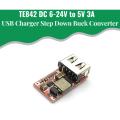 Mini DC-DC  6-20V 12V/24v to 5V USB Step Down Module Power Adjustable Buck Converter. 