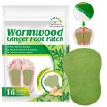 16pcs Self-heating Wormwood Foot Patch Heel Fatigue Pain Relieve Stress Detoxification Help Sleeping Body Detox Sticker. 