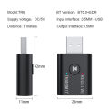 CASIFY BT03 4 in 1 Bluetooth 5.0 BT Transmitters Receivers Audio Receiver Transmitter Wireless Adapter Mini Stereo Bluetooth AUX RCA USB 3.5mm Jack Bluetooth Receiver Bluetooth Adapter.