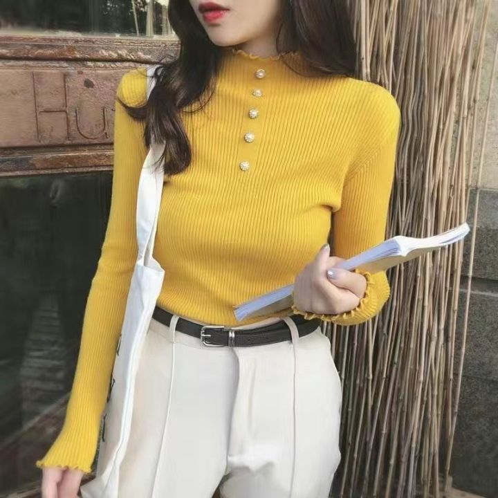 Half Turtleneck Sweater Women's Sweater Women's Autumn and Winter