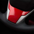 Car Steering Wheel Cover Interior Trim Panel for 10Th Gen 2020 2019 2018 2017 2016 - Red. 