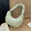 Women's Bag Quilted Top Handle Bag Pleated Bubbles Cloud Shoulder Bag Cute Causal Handbags Purse Hobo Bag Ladies Small Tote Bags.