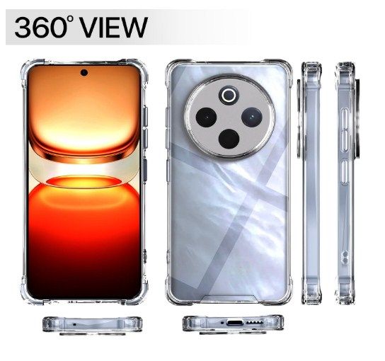 HYPER® Back Case Cover for iQOO Z10 5G (Bumper Flexible Shockproof Camera Protection Cushioned Edges Crystal Clear Mobile Cover)