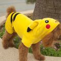 Pokemon Go Pet Dog Cat Clothes Costume Pikachu Squirtle Hooded Outfit Halloween. 