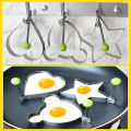 Creative 3 Piece Stainless Steel Egg Omelette Mold Tool. 