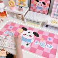 Kawaii Mouse Pad Gaming Large Cute Mousepad PU Leather Waterproof Mouse Pad Desktop Keyboard Desk Pad for School Office. 