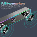 3W*2 Bluetooth Speaker 4D Stereo Surround Speakers Mini Subwoofer Sound Bar For Laptop PC Computer USB DC 5V. 