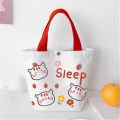 Bear-shape Cotton handbag Adorable Canvas Eco-Friendly Mini tote bags 26*21cm Lovely design Cute bear decoration for Daily use Casual outings Women's fashion accessory Gift for girls Lunch bag for. 