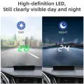 V9 Car -Up Display HUD Speedometer Display Windshield Projector /MPH Automotive General Electronic Replacement Accessories B. 