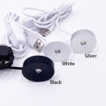 USB LED Mini Spotlight 5V Round Surface Mount Cabinet Display Showcase Small Light Ceiling Light Spotlight Home Use with Switch. 