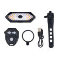 Bike Light Turn Signals Remote Control Bicycle Direction Indicator Taillight Fullhouse. 