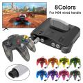 Console Game Controller System for Stick Retro Video Game Controller Game Control Wired Remote Control Game for N648 Colors Suitable Controller Classic N64 Control.