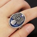 The Vampire Diaries Ring A-Z 26 Letters Anillos Salvatore Damon Reborn Daylight Ring Aneis Stefan Family Crest Vintage Ring. 