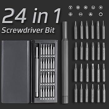 24 in 1 Screwdriver Kit Precision Magnetic Bits Screw Driver Set