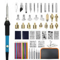 28 piece nozzle carving, temperature regulating iron set, pyrography machine tool, soldering pen set. 