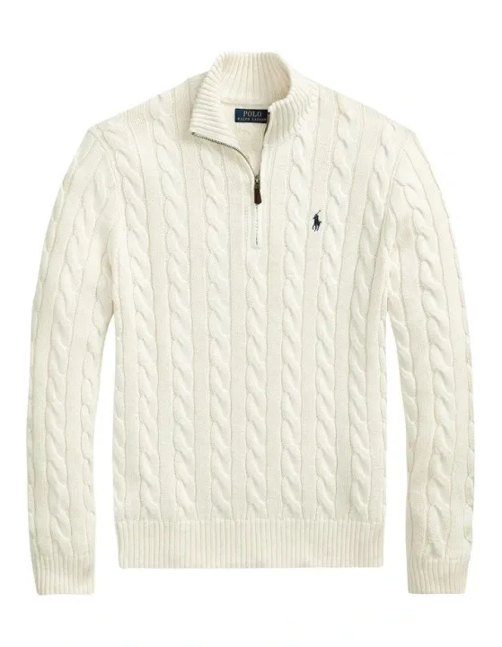 Ralph%20Lauren%20Cable-Knit%20Cotton%20Quarter-Zip%20Sweater%20%E2%80%93%20Off%20White%20-%20Image%204